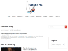 Tablet Screenshot of cleverpig.org